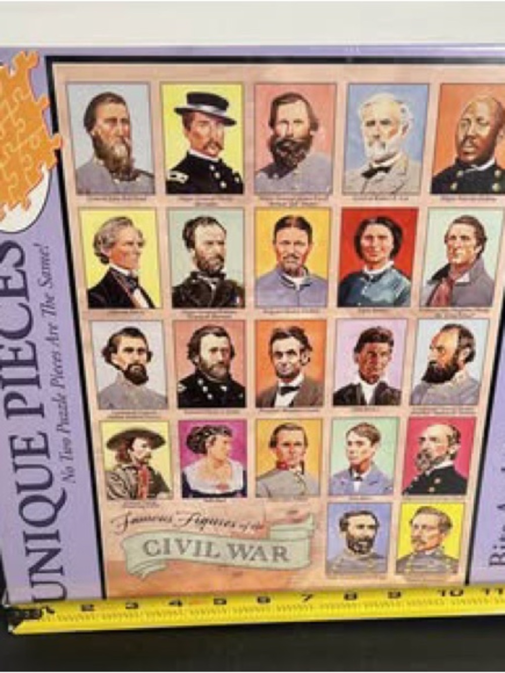 NEW Vintage 1999 Bits & Pieces Civil War Puzzle 1500 Pieces 24x33 History Jigsaw - Picture 3 of 5